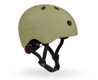 Hulajnoga lub deskorolka Scoot & Ride Kask Ochronny S-M dla dzieci 3+ Olive
